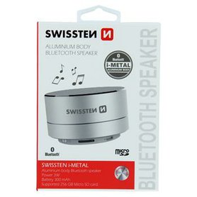 Reproduktor Bluetooth SWISSTEN iMETAL Stříbrný